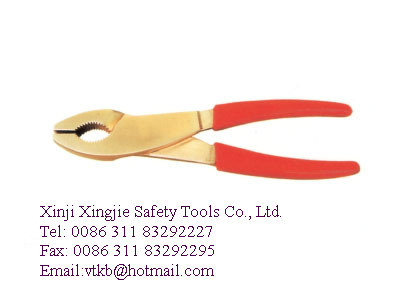 230mm Beryllium Bronze Nonsparking Anti Magnetic Gas Pliers