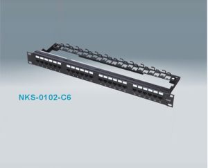 24 Port Rj45 Cat6 Utp Patch Panel Nks 0102 C6