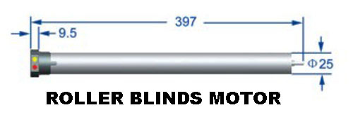 25mm Ac Tubular Motors For Roller Blinds