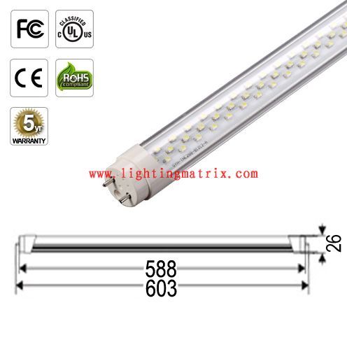 2ft Ul Certificate Led Tube Light G13 Double Pin Ac100 277v 9 5w 900lm 120d