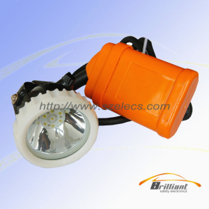 3 5ah Corded Led Safety Mining Cap Lamp Methane Alarm