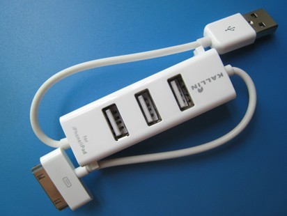 3 Ports Usb 2 0 Hub With Lighning Connector For Iphone