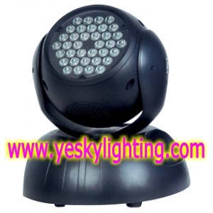 36 3w Rgb Led Moving Head Wash Yk 102