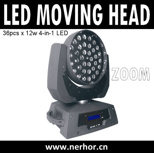 36pcs Rgbw 4in1 Led Zoom Moving Head Dj Stage Dmx 512 Light