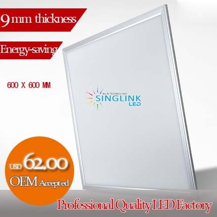 36w 600x600x9mm Ultra Bright Led Panel Light Good Quality