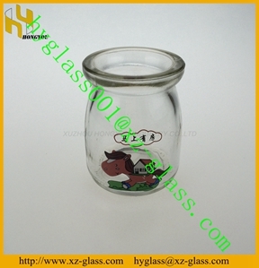 4oz Pudding Glass Bottle 100ml Jar