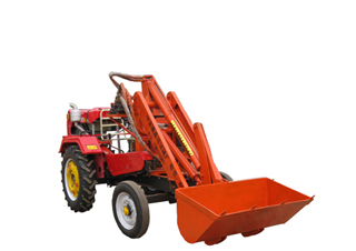 4x4 Compact Tractor With Loader And Backhoe 40hp