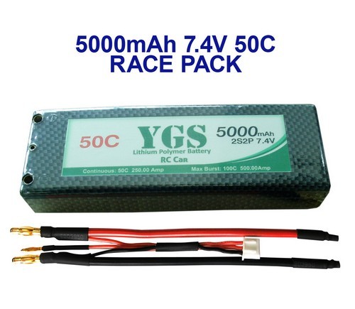 5000mah 7 4v 55c For Rc Car