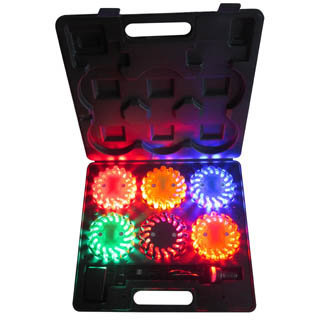 6 Packs Rechargeable Led Power Flares