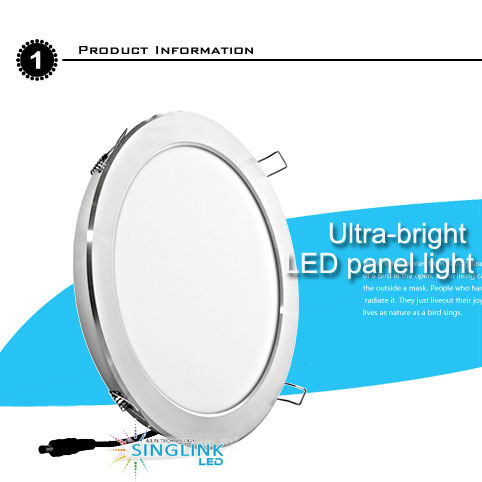 6w Circular Led Panel Light Warm White 85 260v 3000 3500k