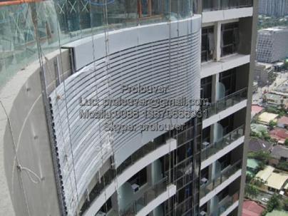 Aluminum Sun Louver Box Louvers