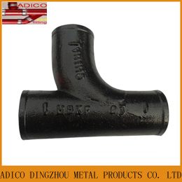 Astm A888 Cast Iron 3 Way Elbow Tee Pipe Fittings