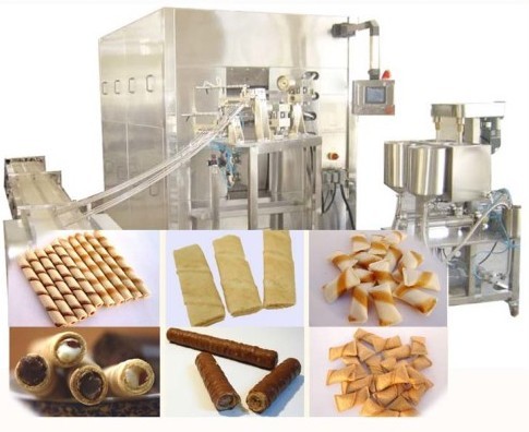 Automatic Wafer Stick Egg Roll Machine