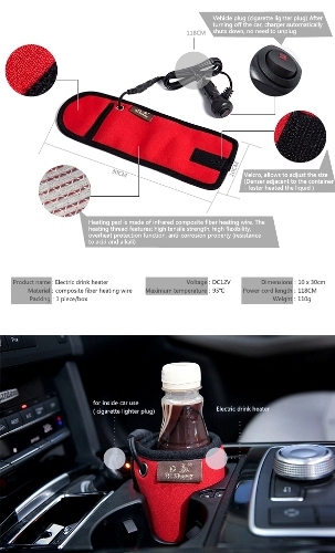 Automobile Drink Bottle Heater