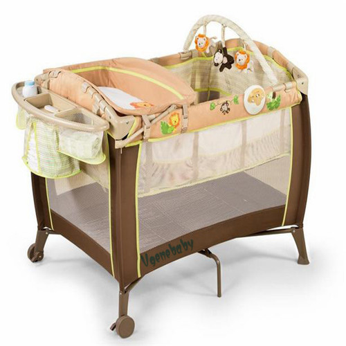 Baby Playpen Travel Cot Play Yard Foldable