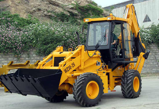 Backhoe Loader With 1 M3 Bucket And 0 3 For Construction Farm Road