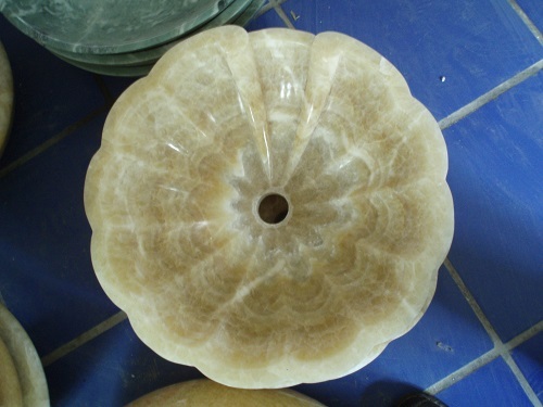 Beige Color Onyx Sink