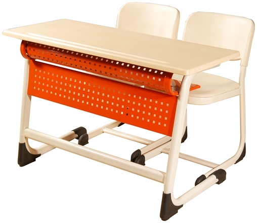 Best Selling School Desk Inci Double With Panel