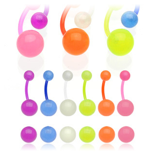 Bioflex Uv Acrylic Belly Rings