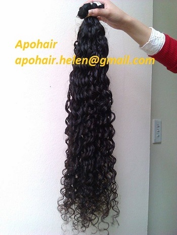 Black Curly Human Hair