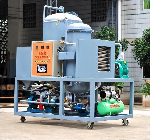 Black Engine Oil Purifier Machine Tpr