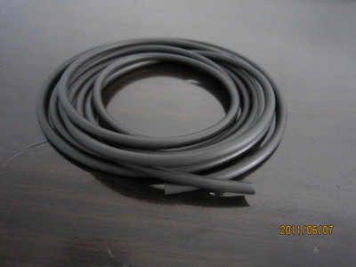 Black Viton Rubber Tubing