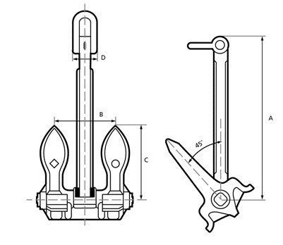 Byers Anchor For Marine