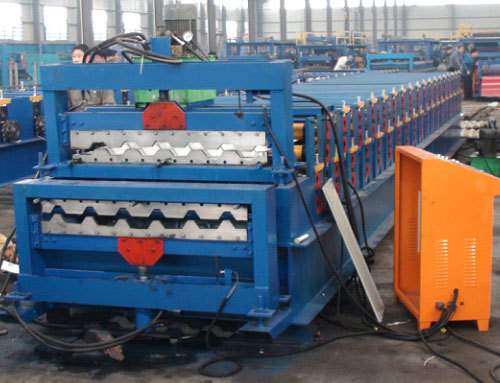 C10 C21 Double Deck Roll Forming Machine