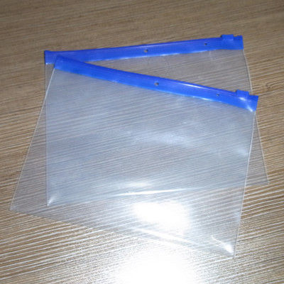 Cheap Clear Pouch Bag With Slide Zipper