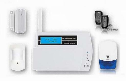 Cid Uploading Lcd Display 868mhz Burglar Alarm System Fs Am211