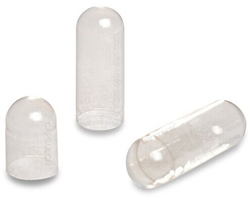 Clear Gelatin Capsules Size 00