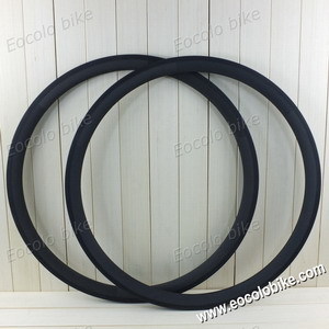 Clincher 38mm 25mm Wide 700c Carbon Rim Set U Shape