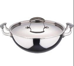 Cnbm Tri Ply Stainless Steel Wok