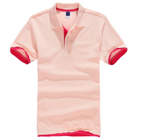 Color Pink Plain Wholesale Famous Brand Man Polo T Shirt