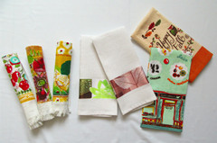 Cotton Dish Towels Kitchen Printing