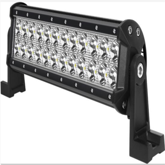 Cree 3w Dual Row Led Light Bar 36w Above Side Bracket Or Bottom