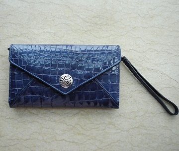 Crocodile Clutch Wallet