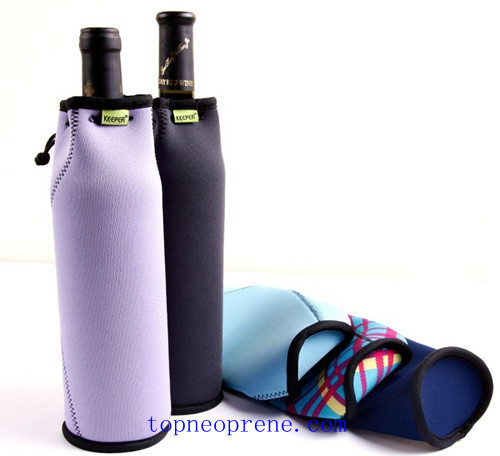 Custom Neoprene Bottle Wine Tote Sleeve Case Bag