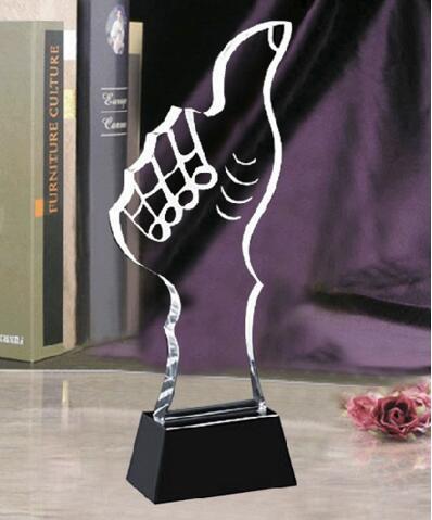 Custom Shaped Acrylic Trophy Plaque Design