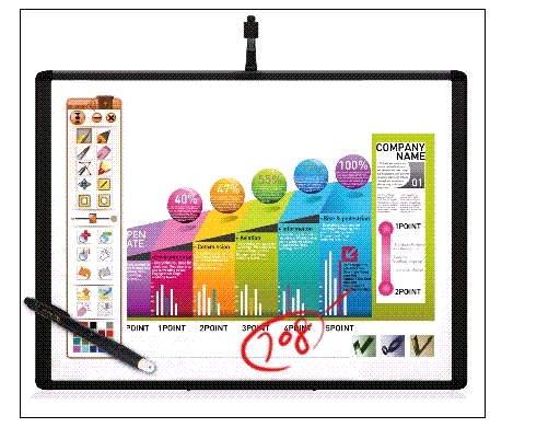 Db 0177 Optic Interactive Whiteboard Wall Mounted Type