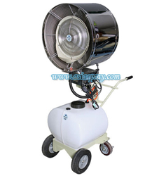 Deeri Oscillating Pedestal Misting Fan With Hand Pushing