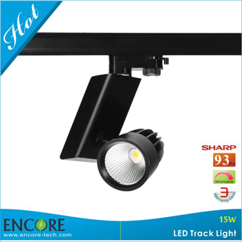 Dimmable 95ra 15w Sharp Cob Led Track Light Rail