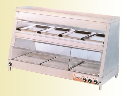 Double Four Compartment Insulation Cabinet Electro Thermal