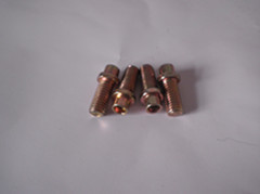 Double Head Hex Bolts With Drilled Holes For Floor Mat Of Treadmill Fitness