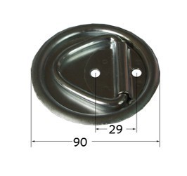 Down Ring Heavy Duty Recessed Floor Spring Latch Snap Latch131090am