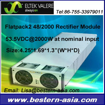 Eltek Valere Flatpack2 48 2000 48v 2000w Rectifier Module