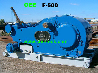 Emsco F 500 Triplex Mud Pump In Oilfield