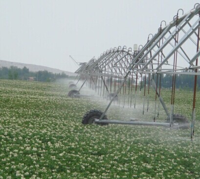 Farmland Garden Canal Watering Lateral Linear Irrigation System Center Pivo