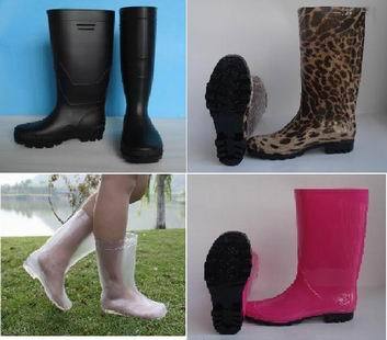 Fashion Pvc Rain Boots For Women