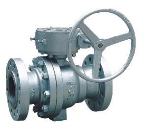 Flanged End Trunnion Casting Ball Valve W63 2pc